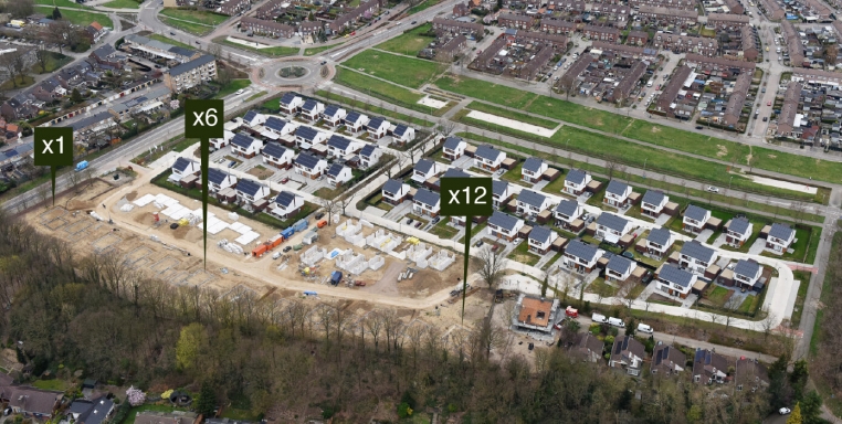 Laatste woningen Parcje